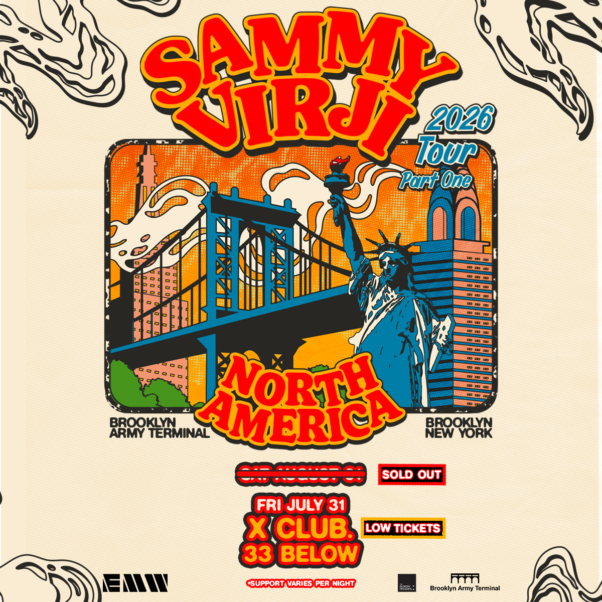 Sammy Virji | North America Tour 2026 | Somewhere Nowhere NYC